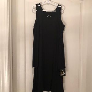 NWT Long sleeved open shoulder dress
